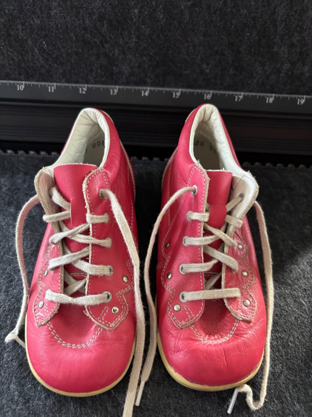 Pink Leather Children Superfit Shoes